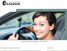 Tablet Screenshot of exigent.ro