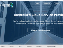 Tablet Screenshot of exigent.com.au